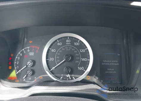 2022 Toyota Corolla Le из США, поврежденный, VIN 5YFEPMAE2NP290497